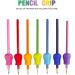 Ingjia 10-Piece Ergonomic Silicone Pencil Holders for Kids | Multi-Colored Writing Aid for Left & Right-Handed Children - Buy Online on GoSupps.com