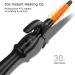 Wazor Ceramic 1-1/2" Tapered Hair Curler with Short Clip Fast Heat-up 9 Temp Setting Curling Wand for Long Lasting Curls or Waves Auto Shut Off LED Display and 2 Hair Clips - Buy Online on GoSupps.com