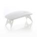 Innovagoods-LED-UV nail lamp mini quick-drying 6 dual LED UV compact 5W 365nm+405nm wavelength foldable stand legs white unit size plastic