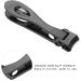 Nail Clipper Stainless Steel Cutter Trimmer Non-Slip Handle Cutting Edge for Professional and Personal Use Fine Workmanship Mini Size and Lightweight Convenient (Black) - Buy Online on GoSupps.com