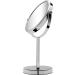 7-Inch Double Sided 1X/5X Magnifying Makeup Mirror with 360 Swivel - Travel Vanity Mirror with Stand - Buy Online on GoSupps.com