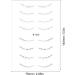 Bavokon Stick On Lower Eyelash | Waterproof Natural Fake Eyelashes Makeup - Waterproof Natural 6D Bottom Stick On Ladies False Eyelash For Beauty Makeup Tools W-1262 - Buy Online on GoSupps.com