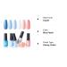 Gellen Gel Nail Polish Kit - Blue Peach Pink White | Popular Solid Colors Set for DIY Nail Art at Home or Salon - Buy Online on GoSupps.com