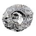 YIZAN Shower Cap Heat Insulation Aluminum Foil Hat Elastic Cap for Women Hairdresser -Silver