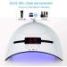 LED UV Nail Lamp for Gel Nail Polish - 3 Timers, Auto Sensor, Digital Display - USB Plug, Portable Design - Buy Online on GoSupps.com