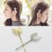 Vintage Leaf Hair Clips 8PCS/4Pairs - Elegant Retro Bobby Pins for Women - Wedding & Party Accessories in Gold & Silver - Buy Online on GoSupps.com