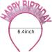 Guqqeuc Happy Birthday Tiara Birthday Crown Birthday Accessories for Women Girls Birthday Party Favours Birthday Headband Hairband Red - Buy Online on GoSupps.com