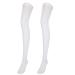 Weikeya varicose veins socks softly odorless prevent varicose veins blood clots stocking a compression stockings for the surgery Recover for relapse prevention long tube thrombus socks (pure white) l