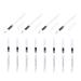 PLAFOPE 24pcs Eyeliner Pencil Brown Liquid Eyeliner Eye Makeup Drawing Pen Eye Liner Pen Wooden Pole White