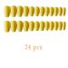 Buy Sethain Shiny Yellow Ballerina Press-On False Nails - 24-Piece Complete Nail Tips for Women & Girls - Long Full Coverage - Buy Online on GoSupps.com