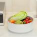 rongweiwang Quick And Easy To Drain And Clean Drain Basket For Kitchen Hollow Drainage Basket ABS Electric Vegetable Washing Basket - Buy Online on GoSupps.com