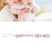 Clip Holder Teething Toy - Washable Cartoon Silicone Clip for Toddlers - Purple Shower Gift - Buy Online on GoSupps.com