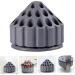 Ipetboom 1Pc Manicure tools Storage rack nail holder plastic nails rotatable Grinding head Storage High capacity Porous storage rack equipment Tool box pedicure nail drill container - Buy Online on GoSupps.com