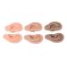 Simulation Artificial Ear Model 3 Pairs Silicone Ear Model Soft Flexible Ears 3 Colors Artificial Reusable For Practice