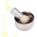 Minkissy Men's Razor Brush & Shaving Bowl Set | Stainless Steel Travel Beard Brush for Grooming | Perfect for Shaving Cream and Gentle Bristles - Buy Online on GoSupps.com