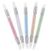 Changor Nail Art Dotting Tools 5 pieces Nail Art Brush Set Kieselgel-Silikon-Doppelspitze-Stift Art brushes for magical mirror manicure