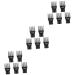 Didiseaon 15 Pcs Hair Dryer Comb Blow Dryer with Comb Salon Hair Drye Hair Dryer Front Nozzle Blow Dryer Comb Attachment for Hair Universal Hair Diffuser Straight Modeling Plastic Collector 13x6cmx3pcs Blackx3pcs