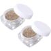 Didiseaon 2pcs glitter eyeshadow Highlighter flash loose eyeshadow glitter 1 count (Pack of 1) Golden - Buy Online on GoSupps.com