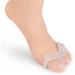 Aoutecen Silicone Gel Toe Separator 3.7 X 1.0 Inch - Pedicure Supplies for Men and Women - Toe Stretchers - Easy Wear in Shoes - Buy Online on GoSupps.com