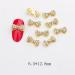 10pcs 3D Nail Art Crystal Rhinestone Bow Big Gems Charms for Nail Art Decoration Jewelry Sparkle Craft DIY Beads (#3038 10pcs) - Buy Online on GoSupps.com