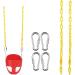 Ymeibe Swing Chains (2) Fully Coated with 4 Free Quick Links - Anti-Rust Iron Chains for Swing Set - Playground Kids Swing Seat Accessories - 660 Lb Capacity - Yellow - Buy Online on GoSupps.com