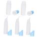 Beatifufu 5pcs Perfume Container Toiletry Containers Mini Plastic Bottles Empty Oral Sprayer Nasal Pump Sprayers Nasal Pump Mister Small Bottle Nasal Spray Bottle Little Bottle Nasal Wash