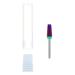 Lurrose 1pc nail polisher nail drill tool Nail Grinding Head acrylic nail drill bits nail implements Electric Nail Drill Head nail painting tools steel nail drill bit earphone alloy purple
