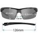 Tifosi Jet Sport Sunglasses - Metallic Silver Frame/Smoke & Blue Lens | Ideal for Cycling, Hiking, Running - Buy Online on GoSupps.com