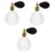 POPETPOP 3 Sets Perfume Bottle Air Mister for Essential Oils Gold Spray Bottle Aromatherapy Bottle Perfume Sprayer Perfume Vintage Perfume Replacement Cap Lotion Container Glass