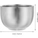 Coheali Double-Layer Shaving Cup | Stainless Steel Travel Foam & Soap Holder | Wet Shave Accessories with Sunflower Design - Buy Online on GoSupps.com
