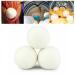 BBASILIYSD 1pcs Wool Dryer Balls Natural Fabric Virgin Reusable 6cm Dryer Ball Balls Kit Softener Wool Dry Balls Washing X0y8 Laundry