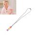 Baby Teething Necklace: Colorful Silicone Pendant for Gum Massage and Sensory Stimulation (Orange) - Buy Online on GoSupps.com