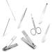 Nail Clippers Set Nail Clipper Set Black Stainless Steel Nail Manicure Tools Home Beauty Nail Set Travel Portable Gift Box Nail Set 8 Pieces (Color : A) - Buy Online on GoSupps.com