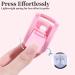 Whalrace Portable Eyelash Curler Set - Long Lasting Natural Curls for Women - Pink Round Design - Buy Online on GoSupps.com