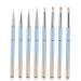 jojofuny Nail Art Liner Nail Art Tools Long Lasting s Salon Nail Art Tools Manicure Tools Acrylic Nail Tools Nail Flower Manicure Liner Gradient Gel Equipment Nail Pen Size 6 Picture 1