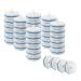 HOMEDEK 40PCS Toilet Flushable Refill Disposable Toiletries Compatible Toilet Wand Refills