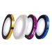 White Nail Striping Tape Rolls for DIY Nail Art Decoration - Line Stickers for Perfect Nail Tips - Buy Online on GoSupps.com