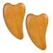 Healifty 2pcs Scraping Tablets Massage Tools Massaging Tools Facial Tool Scraping Plate Skin Care Tools for Face Wood Tools Facial Lifting Stone Eye Serum Gua Sha Scraper Wooden