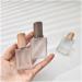 Travel-Friendly Frosted Glass Spray Bottle - Refillable Perfume & Makeup Container (Silver) | Eco-Friendly & Stylish - Buy Online on GoSupps.com