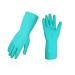 VGO ... 3 pairs Reusable household gloves dishwasher gloves kitchen cleaning gardening nitrile gloves latex -free waterproof (NT2141) m (3 pack) green NT2141