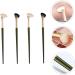 Healeved 16 Pcs Nose Shadow Brush Contour Blending Brush Angled Eye Shadow Brush Eye Concealer Wooden Handle - Buy Online on GoSupps.com