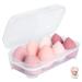 Qlarnaweer Beauty Blender Sponges 8 Pcs Makeup Sponges Blender Set with Egg Case and 1 Sponge Holder Pink Pink 9 Piece