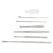 7pcs Stainless Steel Ear Cleaner Set - Earpick & Spiral Ear Wax Remover Tools - Buy Online on GoSupps.com