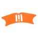 SKISUNO Eyeliner Pencil Silicone Makeup Applicator Eyeliner Make up Tool Eyelash Comb Miss Third Gear 10.3x3.8cm Orange