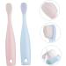 Goohochy Children's Toothbrush - Soft Manual All-Round Toothbrush for Kids Baby Tongue Cleaner & Detergent Care PP Toddler Brush - Buy Online on GoSupps.com