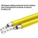 Toy Nunchucks for Kids & Beginners - Safe Foam Rubber Training Nunchakus with Steel Chain (Yellow) - Buy Online on GoSupps.com