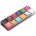  Masyrt 12 Colors Facial Body Oil Paint Dramatic Special Effects Grease Paint - Buy Online on GoSupps.com