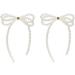 Shop Feylie Exaggerated Bowknot Earrings - High-Grade Luxury Summer Style | Trendy Resin Jewelry for Women | 2023 Fashion - Buy Online on GoSupps.com