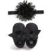 MACHSWON Baby Girls Mary Jane Flats with Bow-Knot | Anti-Slip Soft-Soled Princess Shoes | 6-12 Months, Black - Buy Online on GoSupps.com