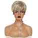 XULAIP Blonde Short Fluffy Wig for Women - Heat-Resistant Layered Nature Side Part Full Wig (2 Blonde) - Shop Internationally - Buy Online on GoSupps.com